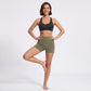 High Waisted Butt Lifting Yoga Activewear Shorts