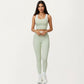 High Waist Leggings with Smooth Stretch Fit and Side Seam Detail