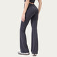 High Waist Flare Sweatpants with Seamless Stretch Fit