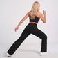 High Waist Wide Leg Yoga Pants Stretch Workout Pants