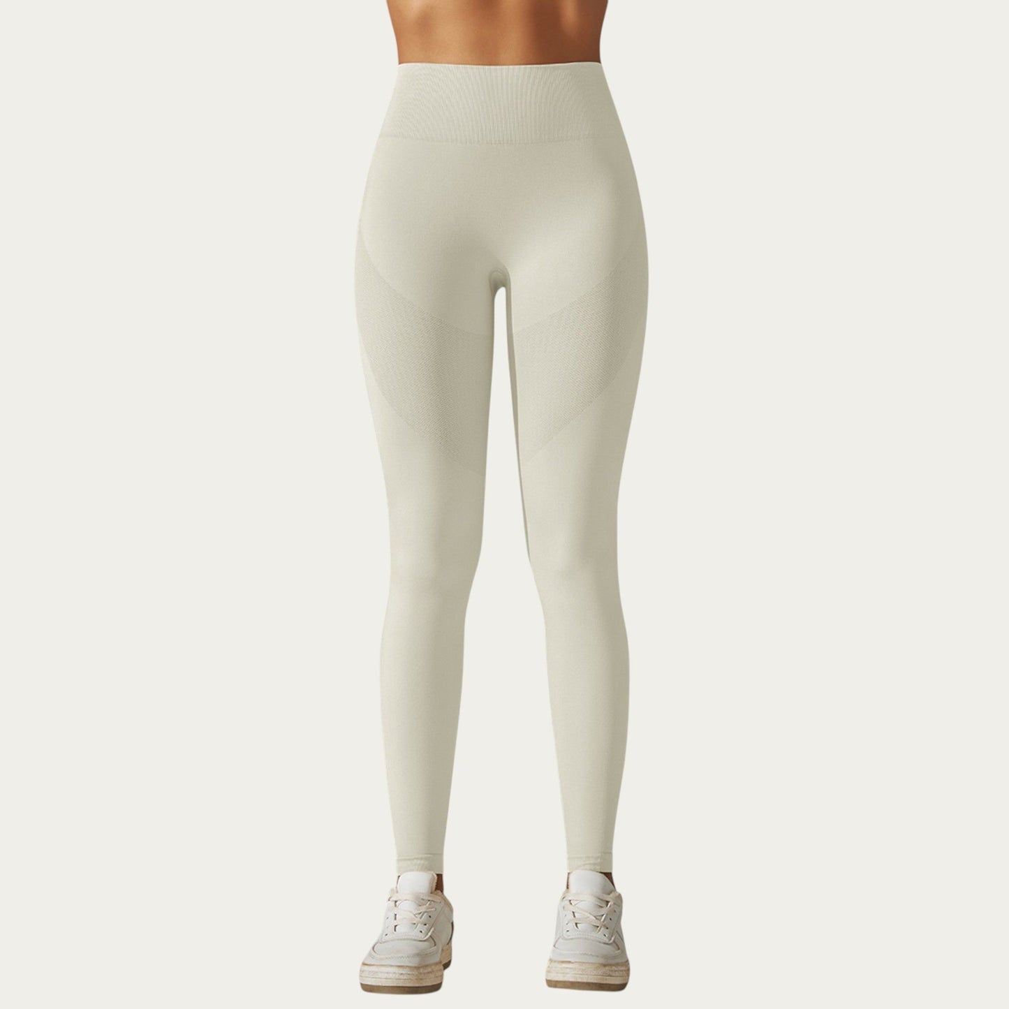 Seamless High Waist Leggings with Sculpting Fit and Compression Support