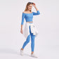 Off Shoulder 3/4 Sleeve Crop Workout Top