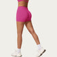 High Waist Mini Biker Shorts with Smooth Stretch Fabric and Supportive Fit