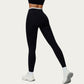 High Waist Leggings with Smooth Stretch Fit and Side Seam Detail