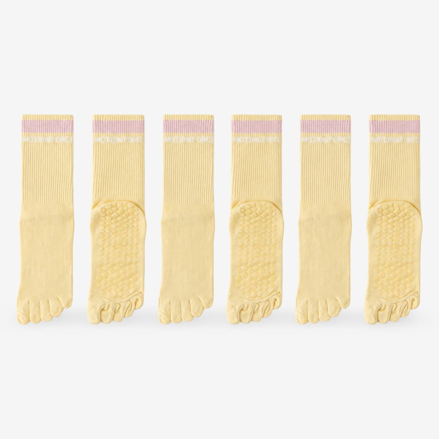 Yoga Socks with Non-Slip Dots for Indoor Pilates & Fitness 3 Pack