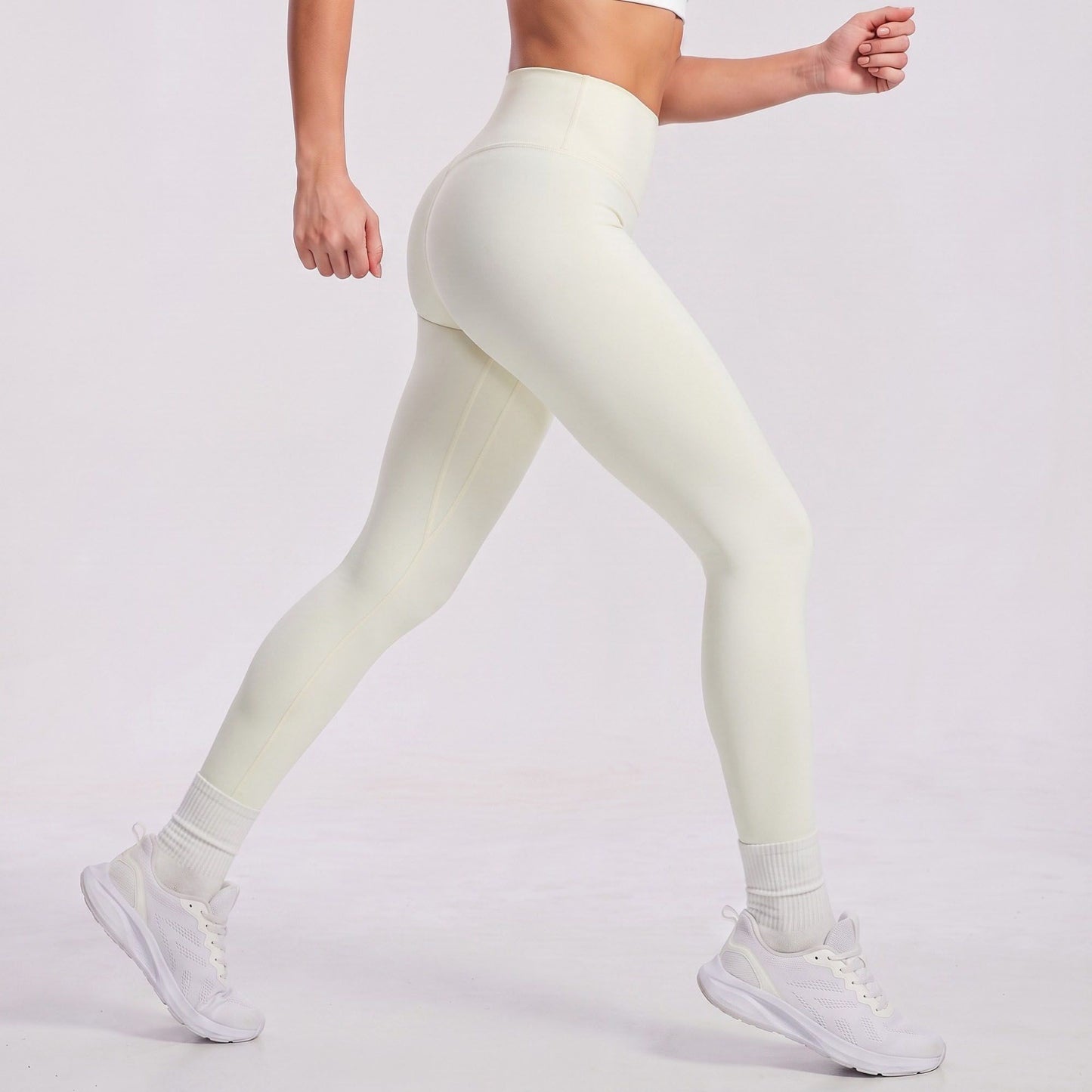 High Waist Full Length Workout Leggings Stretch Yoga Pants