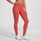 High Waist Full Length Workout Leggings with Contour Seams