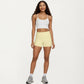 High Waist Biker Shorts with Side Pockets and Smooth Stretch Fit
