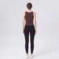 Sleeveless High Neck Cropped Yoga Tank Fitted Workout Activewear Top