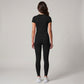 Short Sleeve Workout Top Crew Neck Fitted Activewear T Shirt Yoga Tee