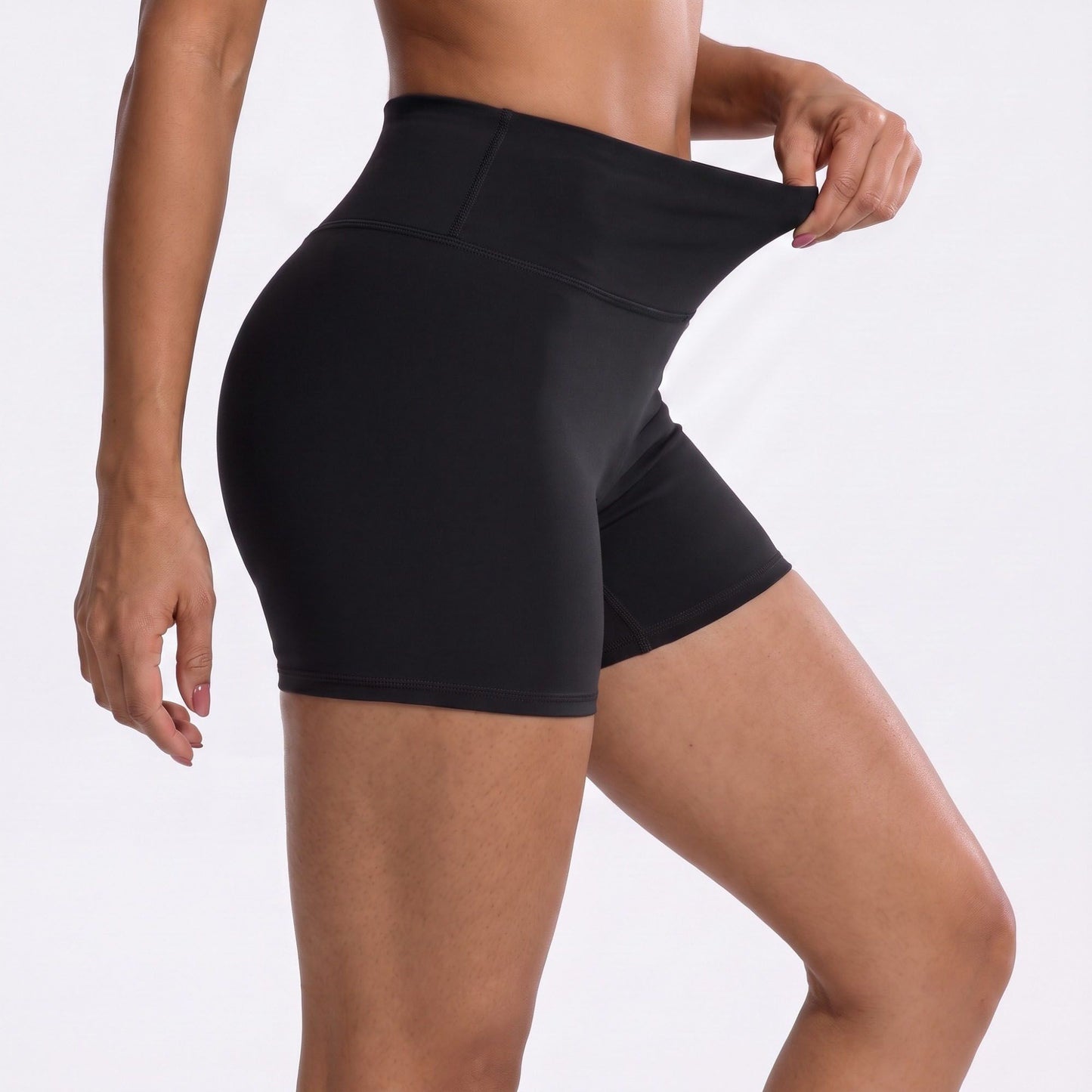 High Waist Biker Shorts Stretch Workout Yoga Shorts