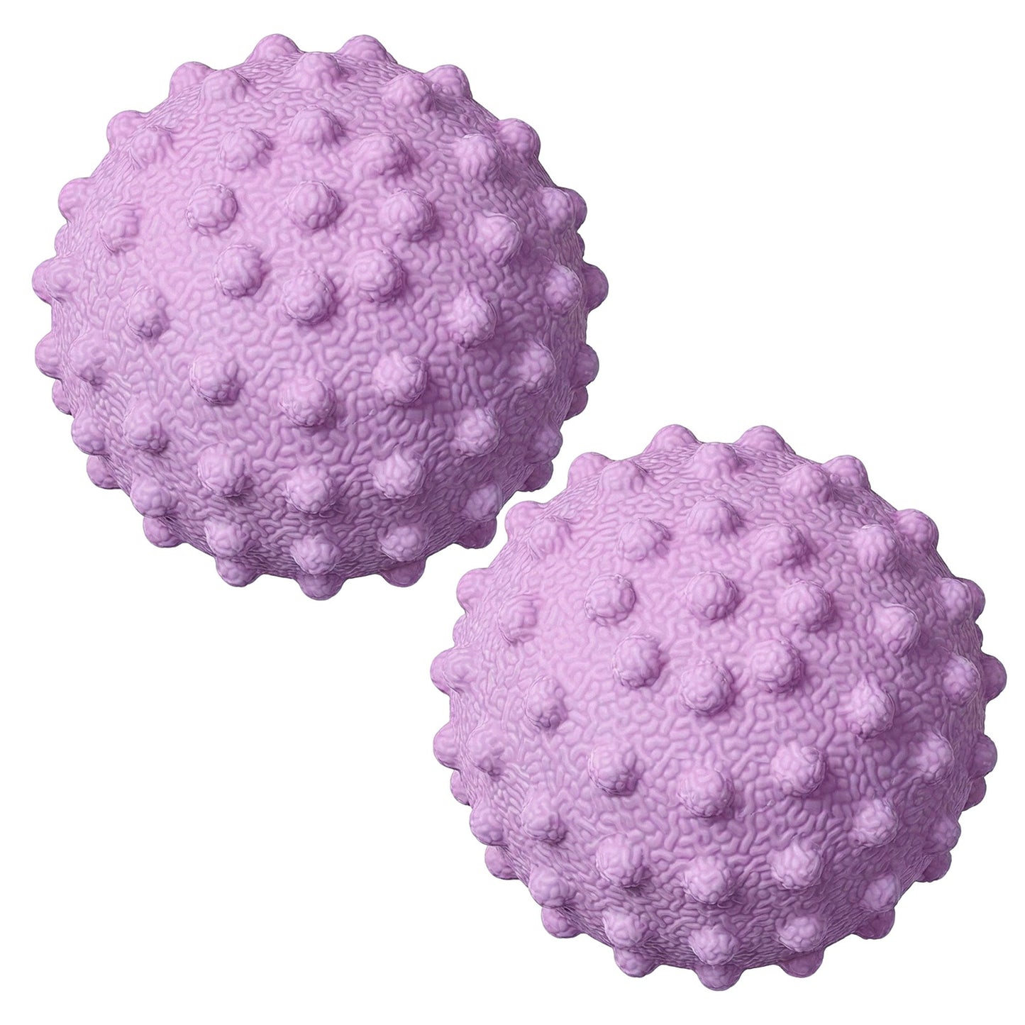 2-PC Textured Massage Ball for Deep Tissue Muscle Relief and Trigger Point Therapy