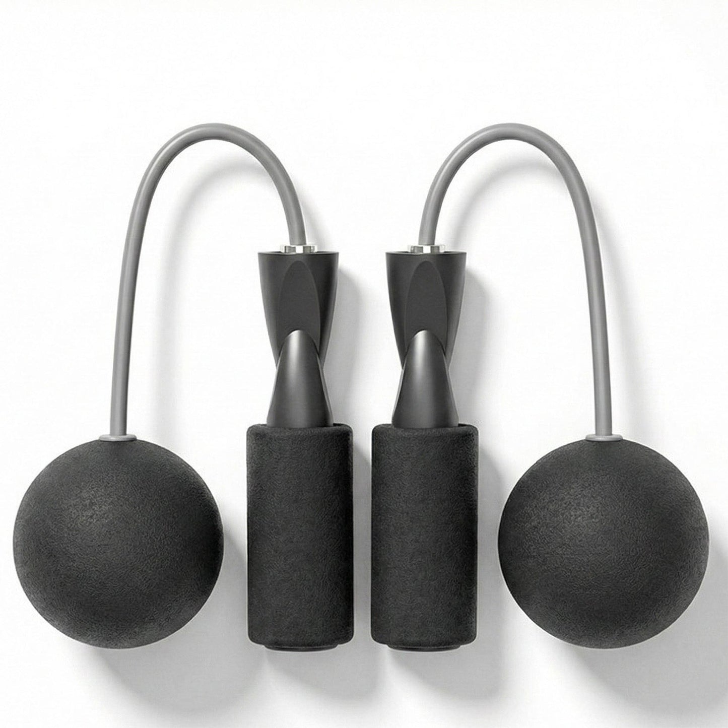 2-PC Weighted Jump Rope for Cardio Endurance and Strength Training