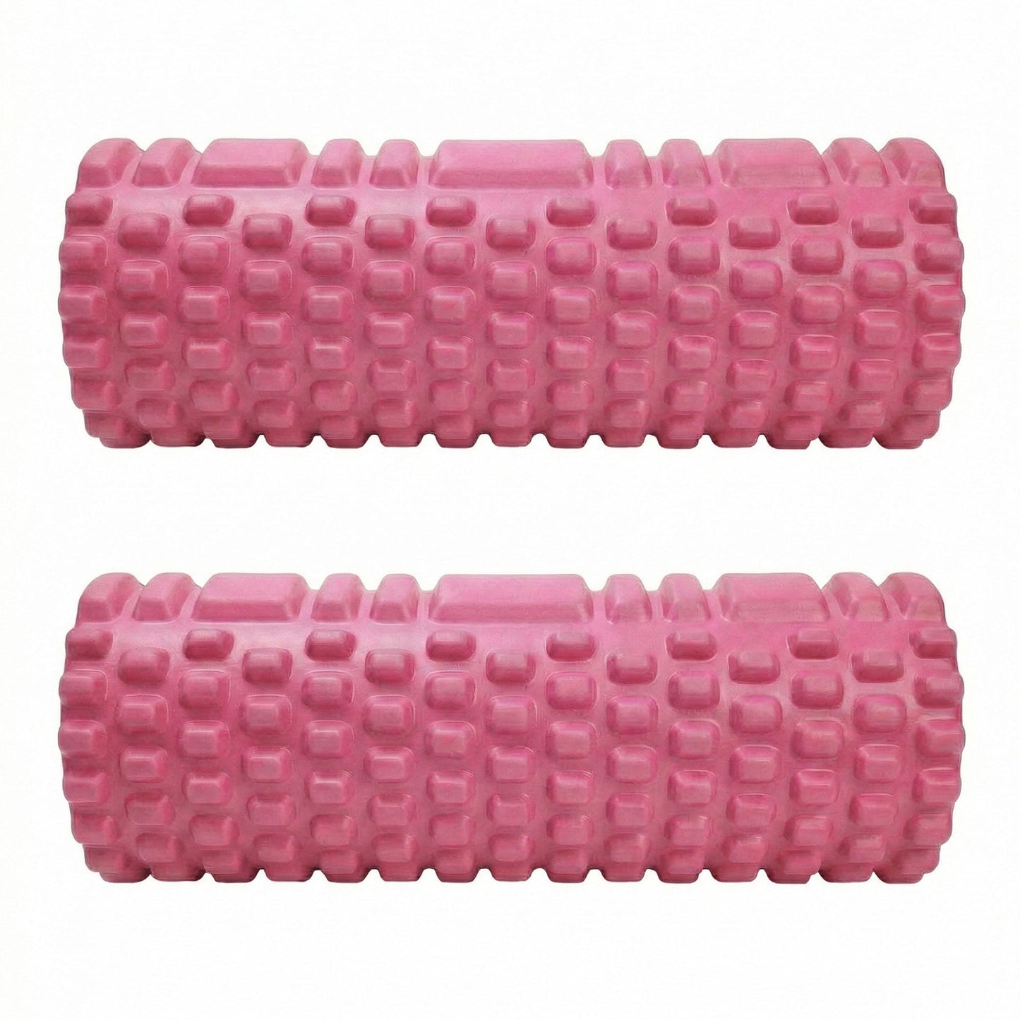 2-PC Textured Foam Roller for Deep Tissue Muscle Recovery and Mobility