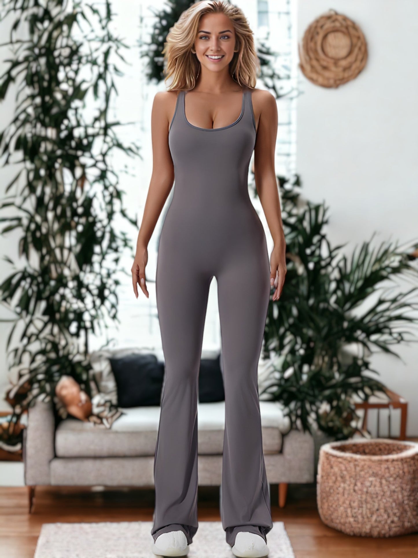 One-Piece Fitness Sports Jumpsuit