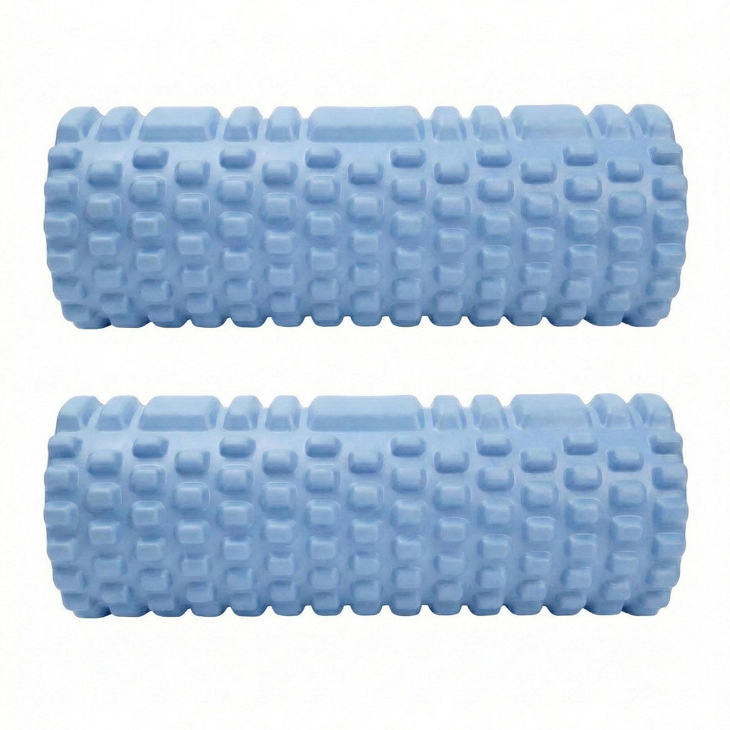 2-PC Textured Foam Roller for Deep Tissue Muscle Recovery and Mobility