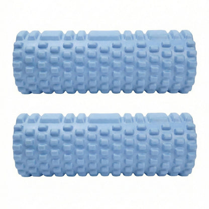 2-PC Textured Foam Roller for Deep Tissue Muscle Recovery and Mobility