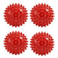 4-PC Spiky Massage Ball for Muscle Relief and Trigger Point Therapy