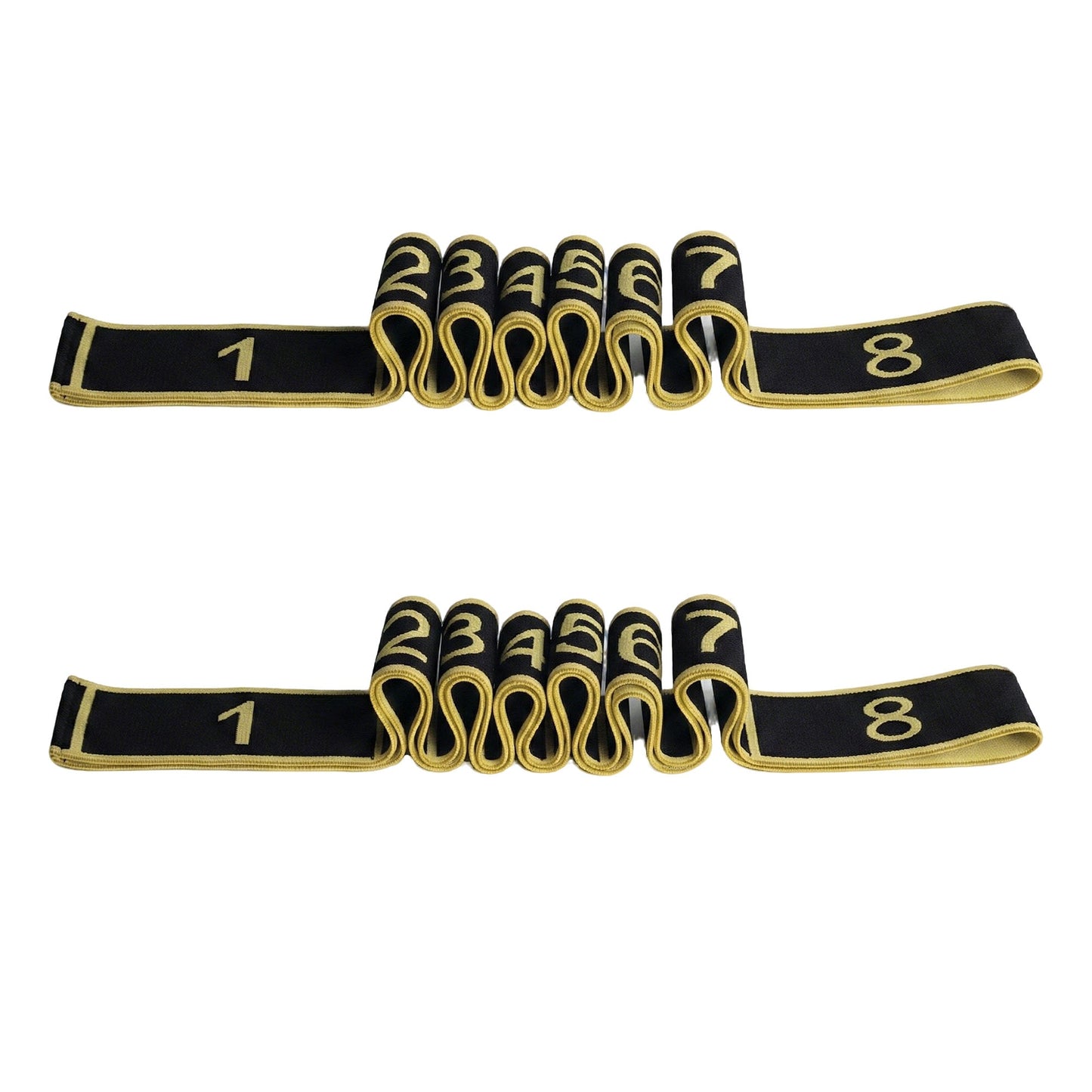 2-PC Fabric Resistance Bands Set 8 Levels Booty Exercise Loop Bands