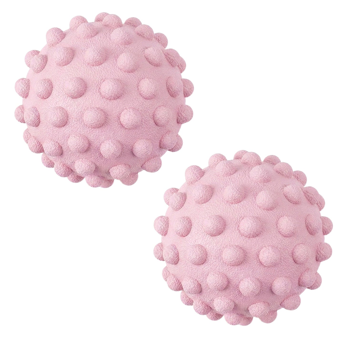 2-PC Textured Massage Ball for Deep Tissue Muscle Relief and Trigger Point Therapy
