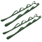 2-PC Multi-Loop Stretch Strap Adjustable Yoga Flexibility Band