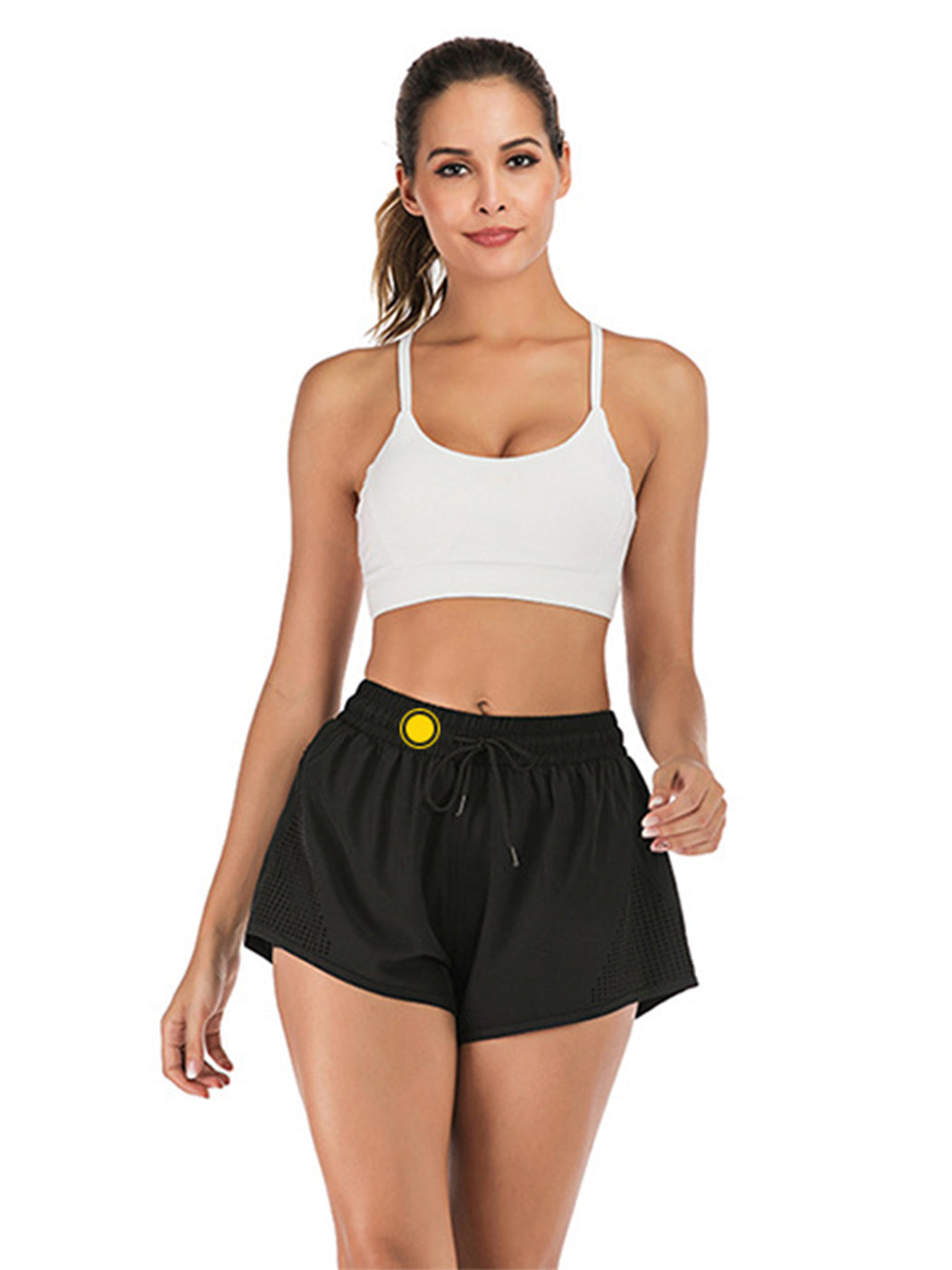 Summer Double Layer Shorts With Engineered Ventilation