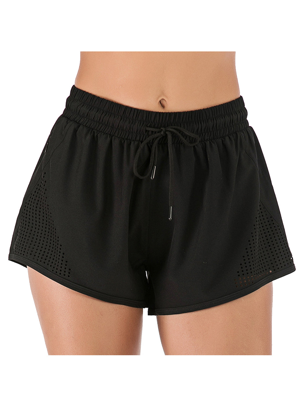 Summer Double Layer Shorts With Engineered Ventilation