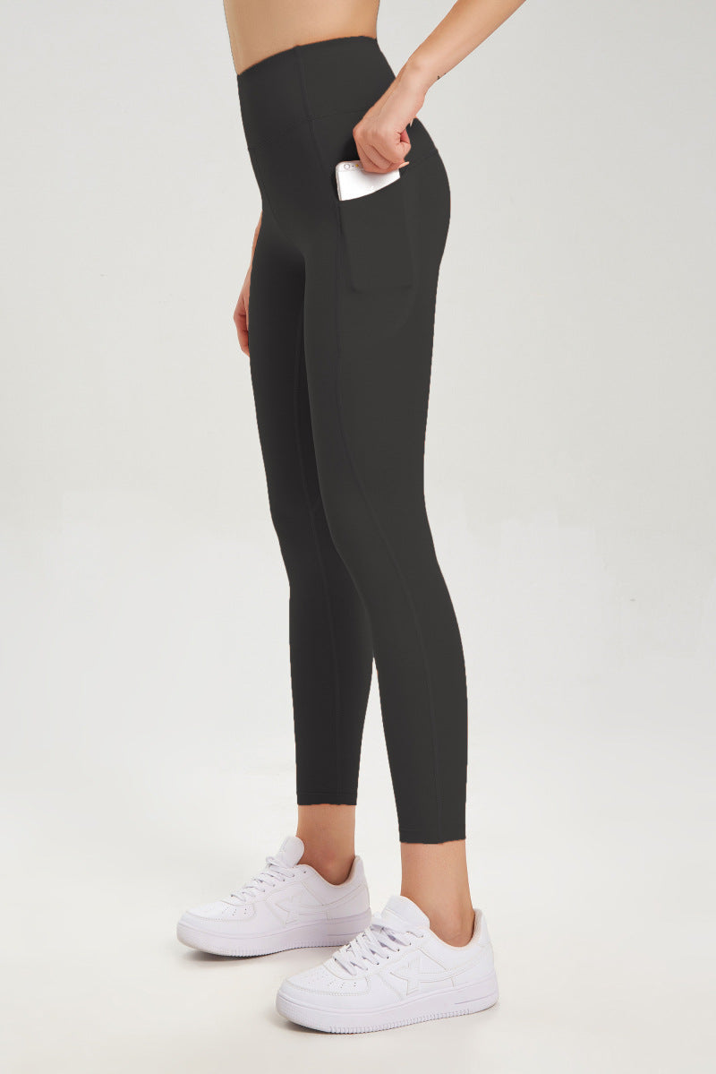 Soft Buttery High Rise Leggings with Slim Pockets