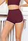 High Waisted Shorts with Adjustable Strings