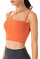 Asymmetrical Cut-Out Strappy Longline Sports Bra Tank