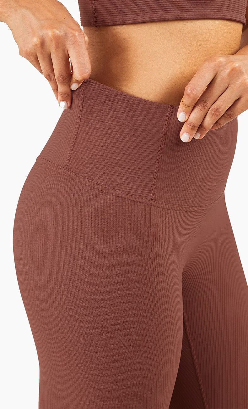 Ribbed Mid Waist Leggings