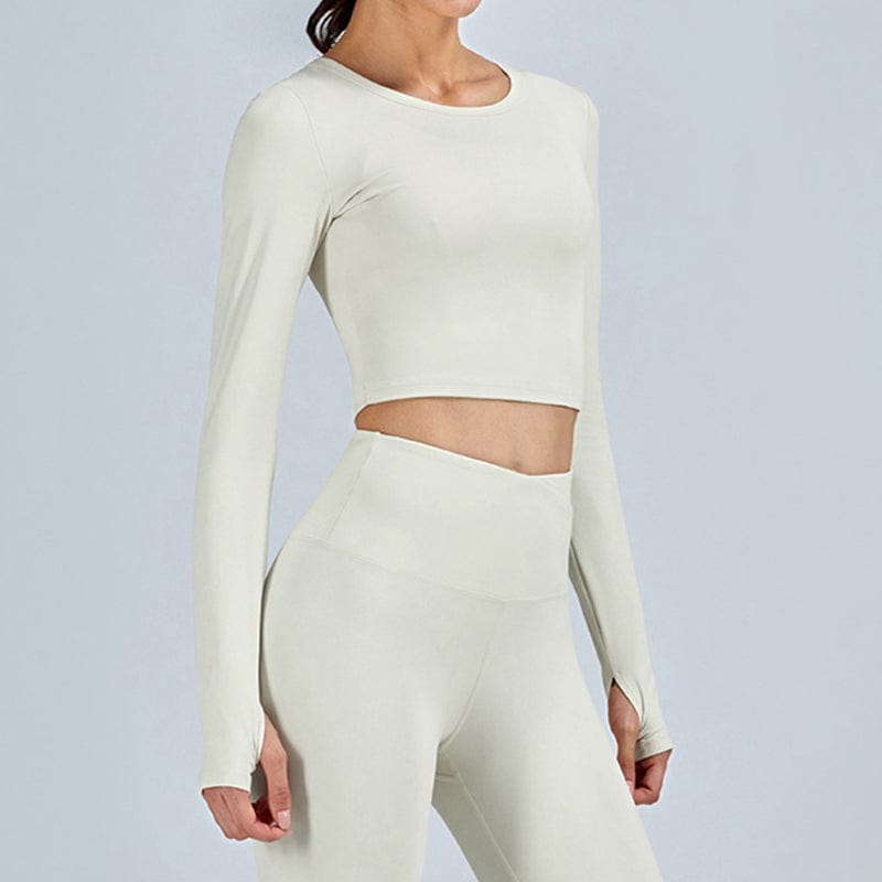 Buttery Soft Seamless Long Sleeve Cropped Top