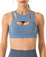 Caged Front Strappy Sports Bra