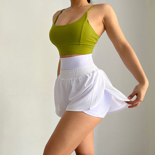 High Waisted Lined Active Shorts