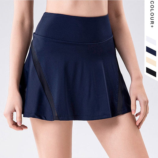 Mesh Paneling Active Skort