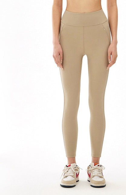 High Waisted Leggings with Zippers