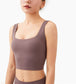 Scoop Neck Cropped Tank Top