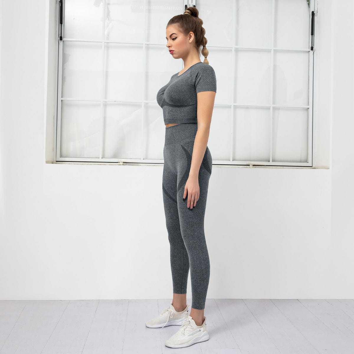 Sculpting Active Top & Leggings Two Piece Set