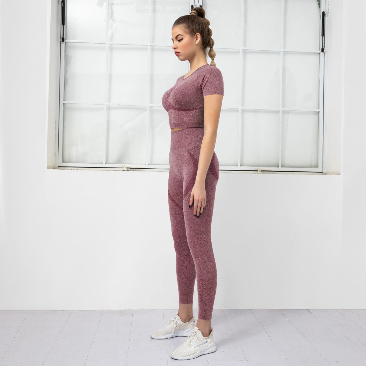 Sculpting Active Top & Leggings Two Piece Set