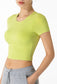 Contouring Cropped Tee Shirt