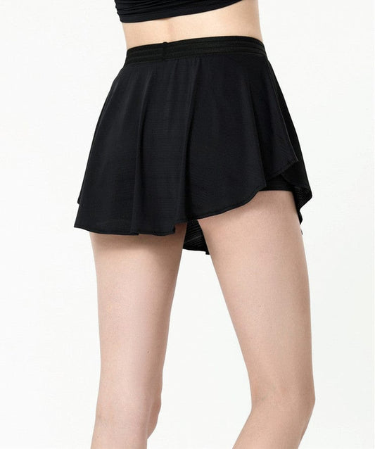 Loose Ruffled Active Skort