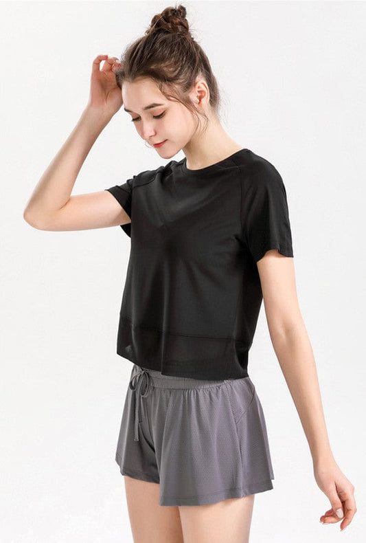 Mesh Lined Relaxed Active Top