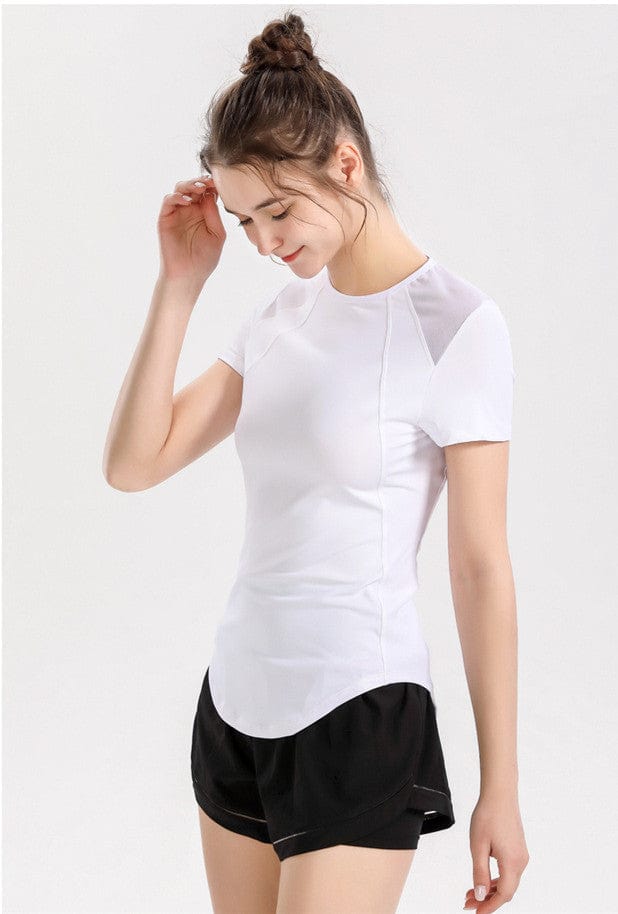 Open Back Short Sleeve Top