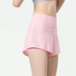 Active Shorts with Back Zipper Pocket