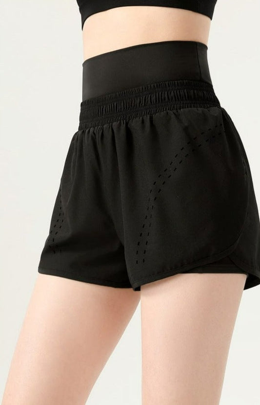 High Rise Waist Band Active Shorts