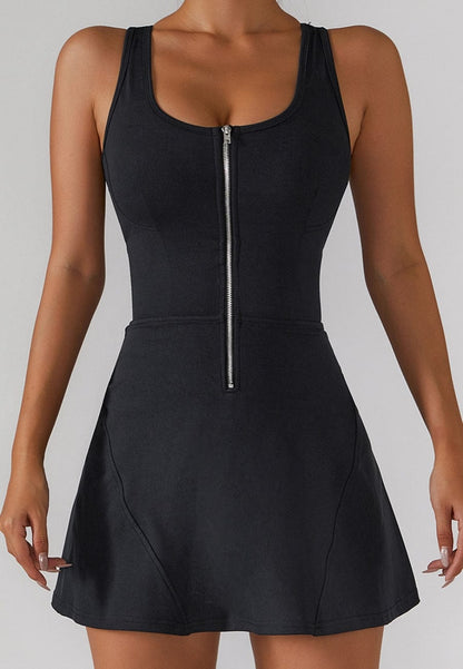 One Piece Zippered Workout Body Suit