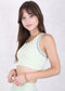 Scoop Neck Contrast Sports Bra