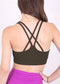 Double Strap Cross Back Sports Bra