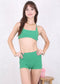 Solid Color High Waist Sports Shorts