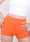 Solid Color High Waist Sports Shorts